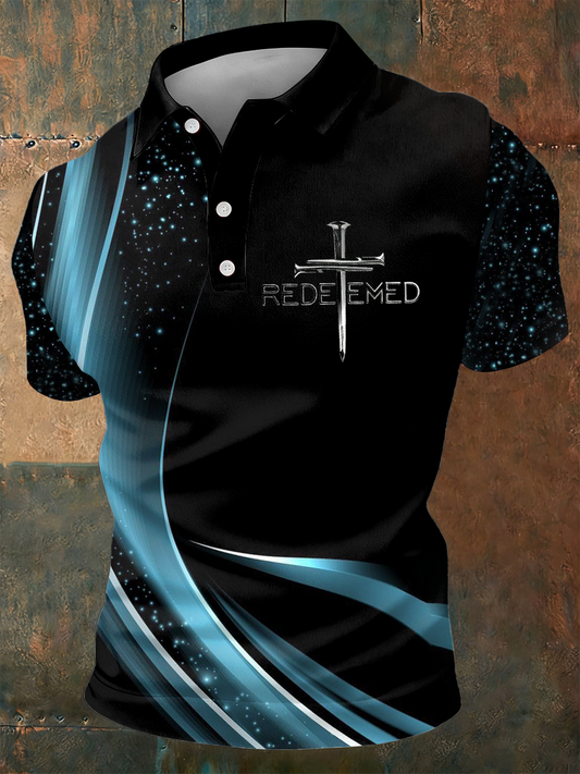 Men's faith Printed polo shirt