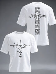 Men's He is Riser MATTHEW 28:6 Tee