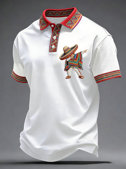 Men's Cinco de Mayo Printed Casual Shirt