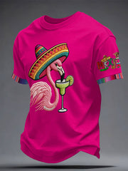 Men's Mexico Art Cinco De Mayo Printed T-shirt