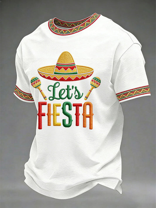 Men's Cinco de Mayo Printed Casual T-Shirt