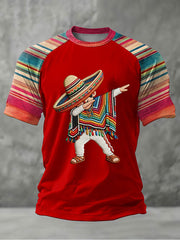 Men's Cinco de Mayo Printed Casual T-Shirt
