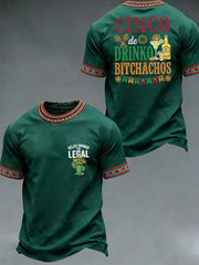 Men's Cinco de Mayo Printed Casual T-Shirt