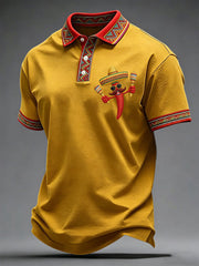Men's Cinco de Mayo Printed Casual Shirt