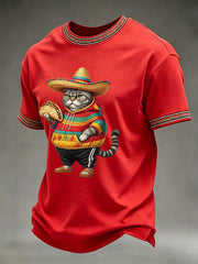 Men's Cinco de Mayo Printed Casual T-Shirt