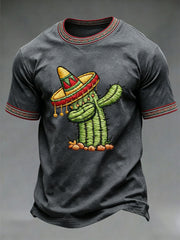 Men's Cinco de Mayo Printed Casual T-Shirt