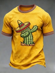 Men's Cinco de Mayo Printed Casual T-Shirt
