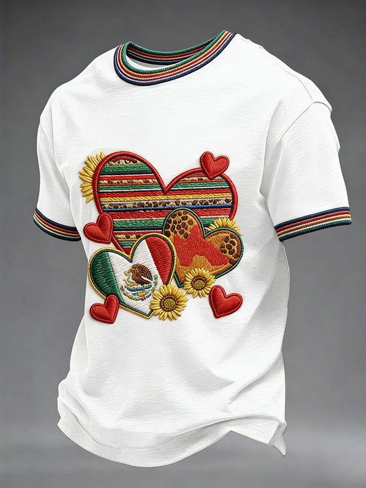 Men's Cinco de Mayo Print Casual T-Shirt