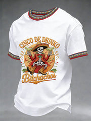 Men's Cinco De Mayo Print Short-Sleeve T-shirt