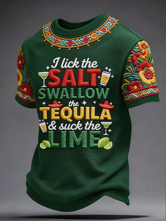 Men's Cinco De Mayo Print Short-Sleeve T-Shirt
