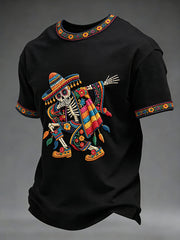 Men's Cinco de Mayo Print Casual T-Shirt
