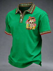 Men's Cinco De Mayo Print Short-Sleeve Top
