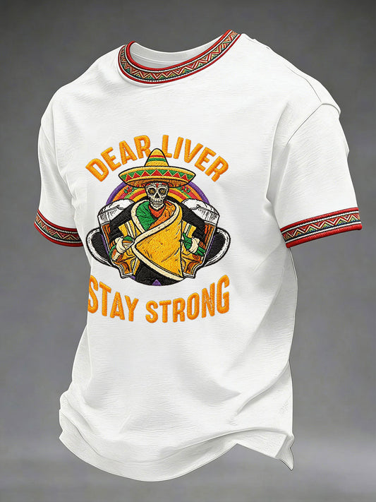 Men's Cinco de Mayo Printed Casual T-Shirt