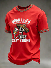Men's Cinco de Mayo Printed Casual T-Shirt