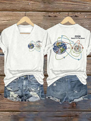 Women's 2026 Rocket Moon Launch Mission V-Neck Tee