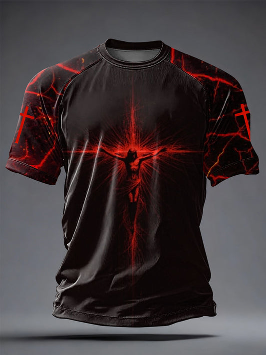 Men's Faith Printed Casual short sleeves t-shirt