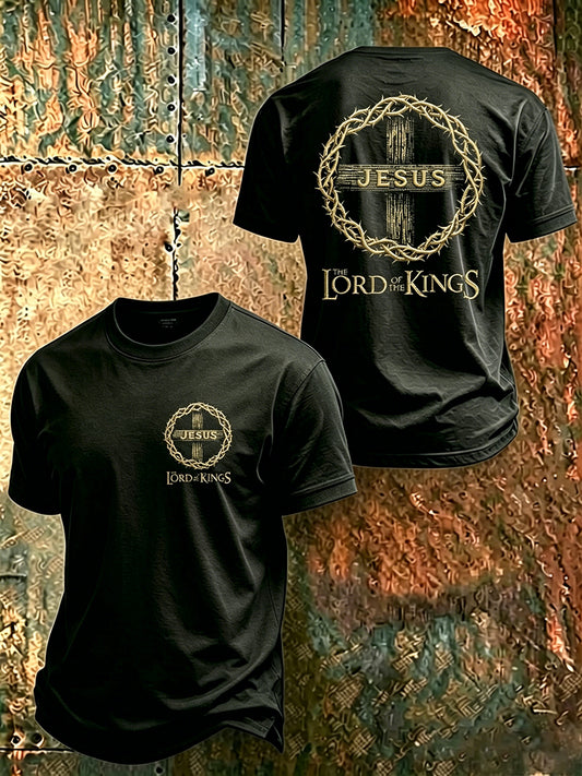 Men's Christian Jesus Cross Short Sleeve T-shirt