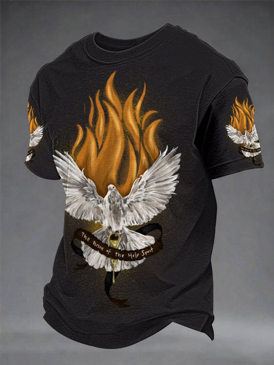 Men's Faith Print Casual T-Shirt