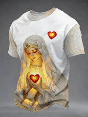 Men's Faith Print Casual T-Shirt