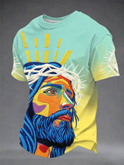 Men's Faith Print Casual T-Shirt