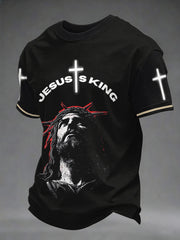Men's Jesus Is King Print Tee