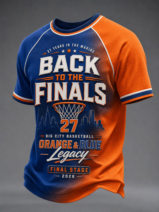 Men's Classic Basketball Fan Graphic T-shirt