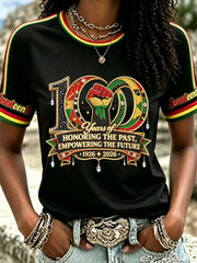 Women's 100 Years Juneteenth T-shirt