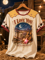 Women's I knew You Country Music Lover Printed T-shirt