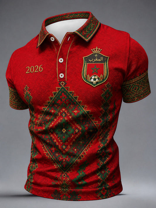 Men's 2026 Morocco Football Tops