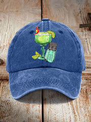 Unisex  It's 5 O'clock Somewhere Parrot Print Hat