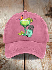 Unisex  It's 5 O'clock Somewhere Parrot Print Hat