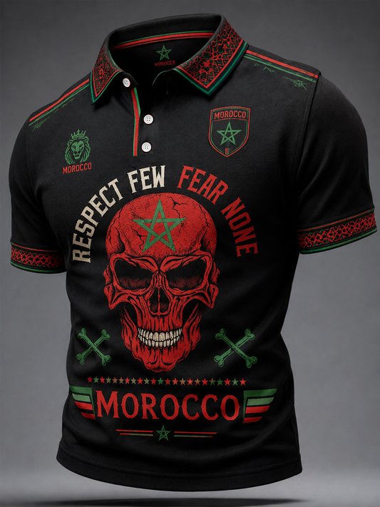 Men's MOROCCO Printed polo shirt