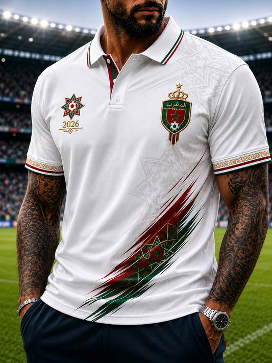 Men's MOROCCO Printed polo shirt