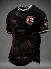 Men's Welsh Dragon Printed T-shirt