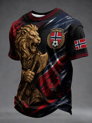 Men's Heia Norge Football Fan Graphic T-shirt