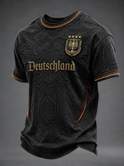 Men's Germany Football Printed T-shirt