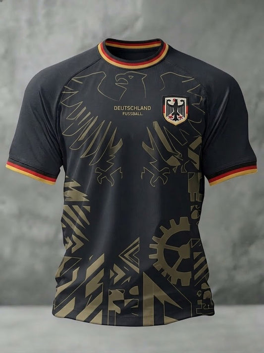 Men's Germany Football Printed T-shirt