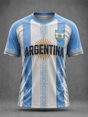 Men's Argentina Football Printed T-shirt