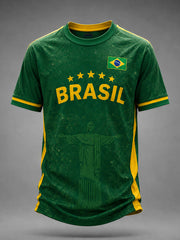 Men's Gift For Football Fans Print Casual Tee