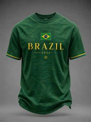 Men's Gift For Football Fans Print Casual Tee