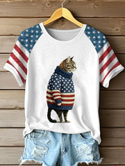 Women’s Cat Art Printed Casual Unisex Cap