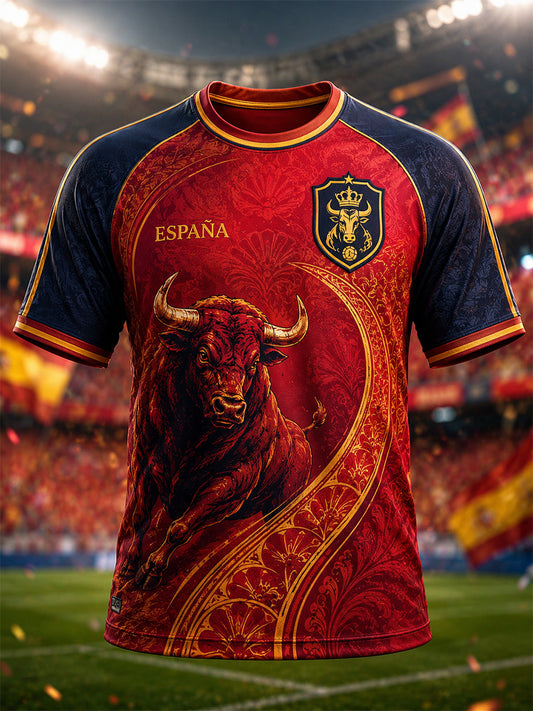 Men's Gift For Football Fans Print Casual Tee