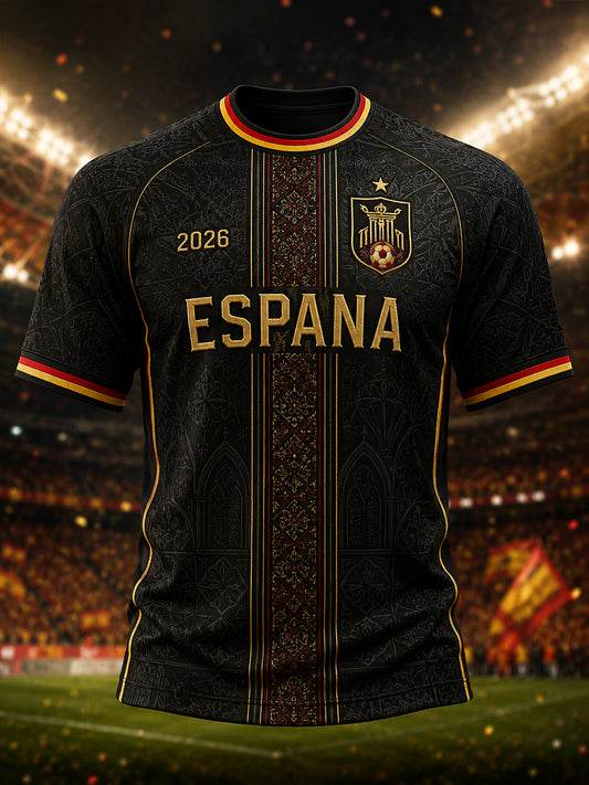Men's Gift For Football Fans Print Casual Short Sleeve T-Shirt
