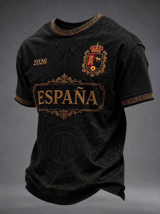 Men's Gift For Football Fans Print Casual Tee