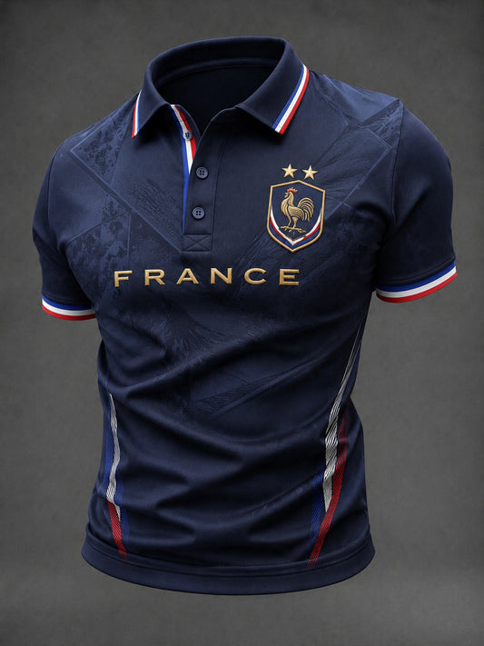Men's France Football Printed Shirt