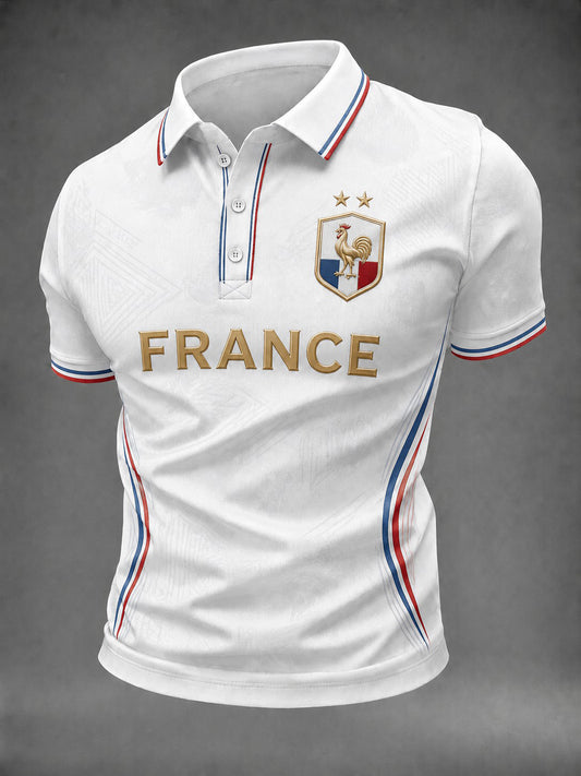 Men's France Football Printed Shirt