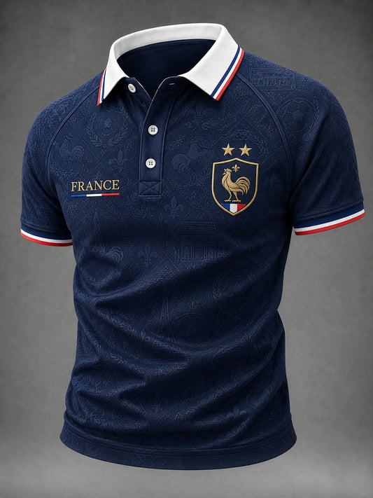 Men's France Football Printed Shirt