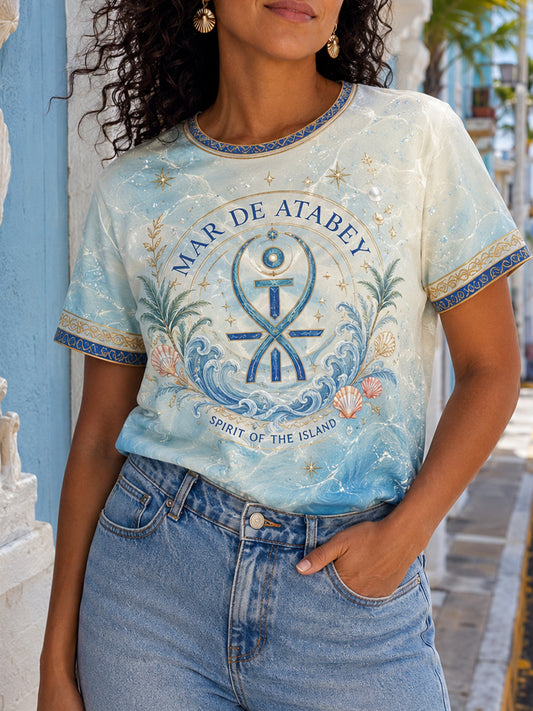 Women's Puerto Rico Pride Art Printed T-shirt