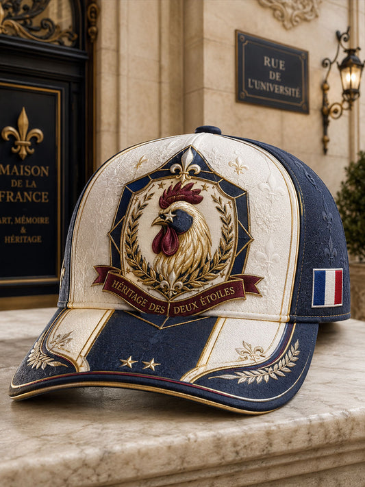 Unisex France Funny Stars Football Lover Printed Hat