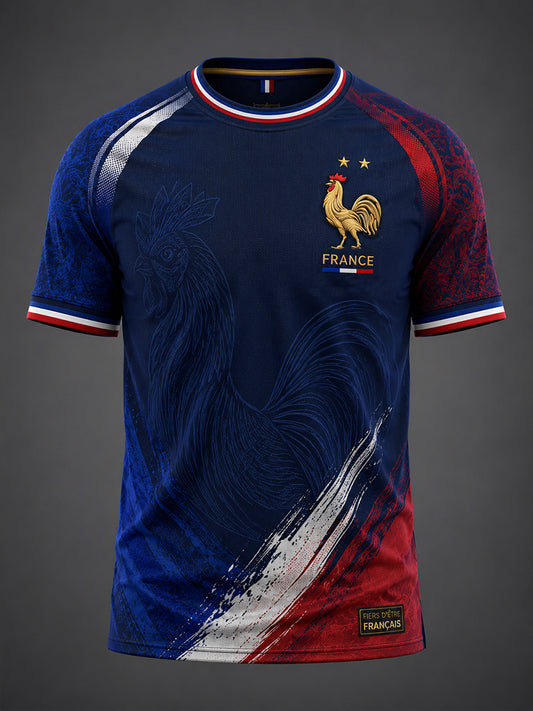 Men's France Football Short Sleeve T-shirt